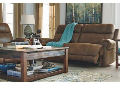 Austere Reclining Sofa with Power Ashley Canada