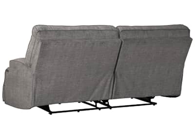 Coombs Power Reclining Sofa Charcoal Dufresne Furniture and