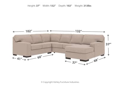 Ashlor 2024 nuvella sectional