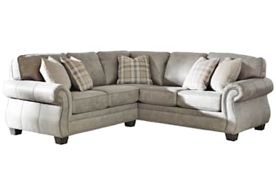Olsberg 2 Piece Sectional Steel Right Facing Olsberg 2 Piece