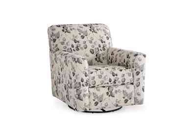 Abney Swivel Chair Platinum