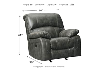 Ashley dunwell power rocker hot sale recliner