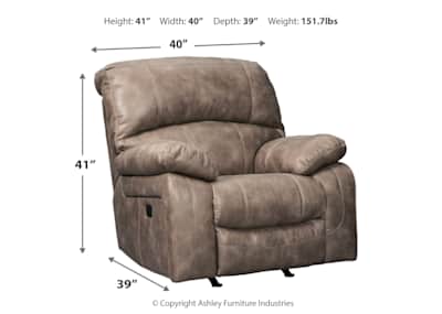 Ashley dunwell power rocker recliner top