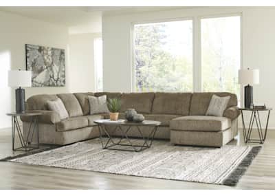 Jessa place on sale chocolate sectional