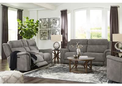 Next Gen DuraPella 3 Piece Power Reclining Sectional Slate