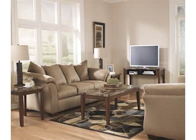 Darcy loveseat mocha top