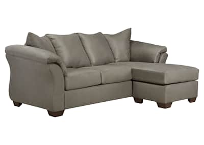 Darcy Sofa Chaise Cobblestone Reversible Darcy Sofa Chaise