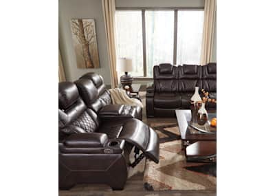 Warnerton Power Reclining Sofa with Adjustable Headrest Ashley