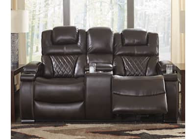 Warnerton power reclining loveseat hotsell with console