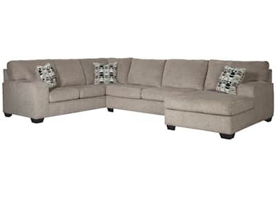 Ashley smoke sectional top