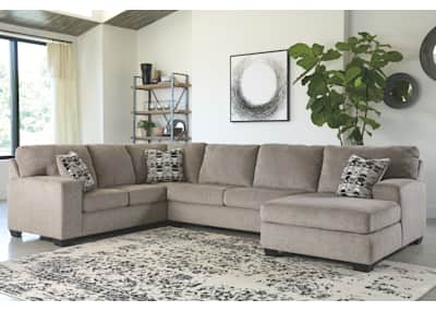 Ashley 3 piece hot sale sectional