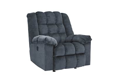 Signature design by ashley ludden blue rocker recliner new arrivals