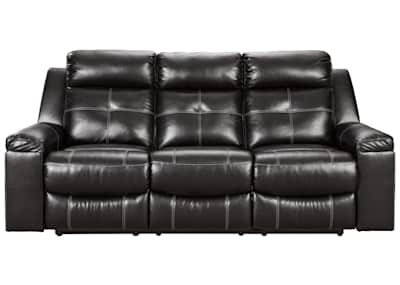Kempten Reclining Sofa Black