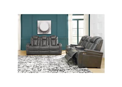 Turbulance PWR REC Sofa with ADJ Headrest Ashley Canada