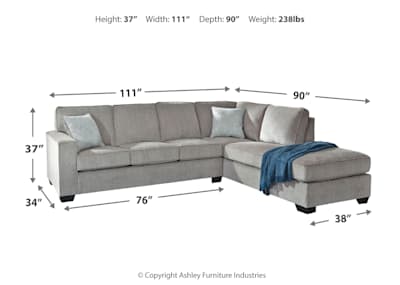 Altari slate 2 pc sectional with laf on sale chaise