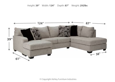 Megginson storm left chaise sectional new arrivals