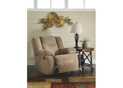 Tulen gray rocker sale recliner