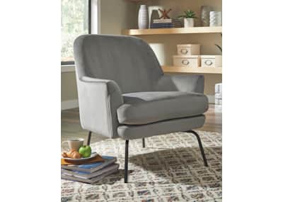Dericka Accent Chair Steel Dufresne Furniture and Appliances