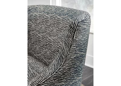 Byrams Accent Chair Black Cream Dufresne Furniture and Appliances