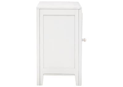 Fossil ridge accent cabinet white top