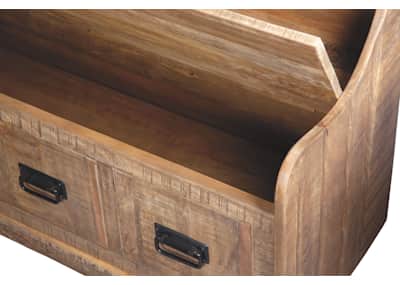 Garrettville storage hot sale bench