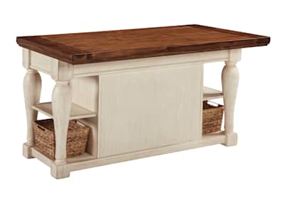 Marsilona EXCLUSIVE 3 Piece Kitchen Island Set Two tone 3