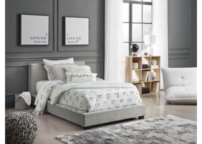 Chesani Upholstered Twin Bed Ashley Canada