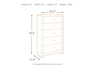 Culverbach chest of drawers top