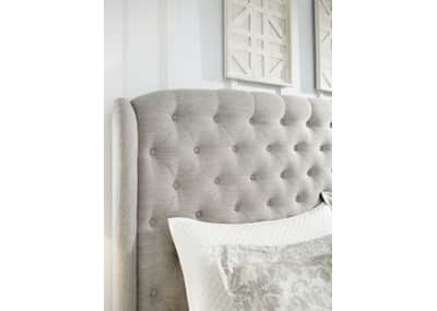 Jerary king upholstered bed deals