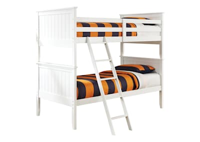 Lulu Twin Bunk Bed White