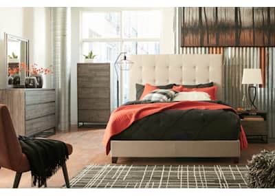 Dolante beige 2024 queen upholstered bed