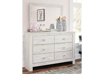 Paxberry dresser store and mirror
