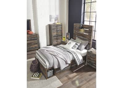 Drystan twin deals panel bed