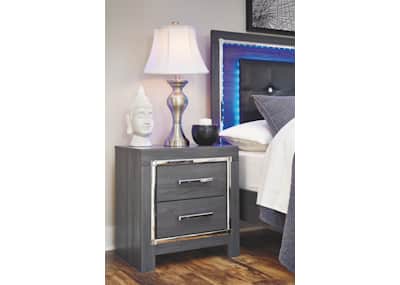 Lodanna Nightstand Gray Dufresne Furniture and Appliances