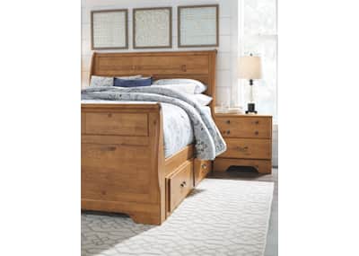 Bittersweet king sleigh bed top