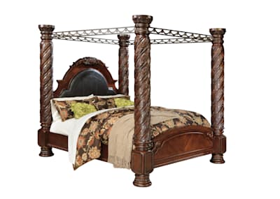 North Shore 5 Piece King Canopy Bed Ashley Canada