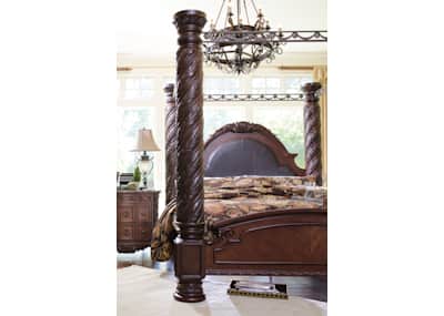 North Shore 5 Piece King Canopy Bed Ashley Canada