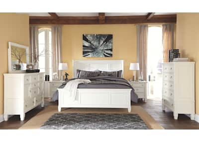 Prentice king panel bed new arrivals