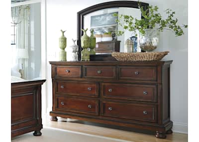 Porter dresser and hot sale mirror