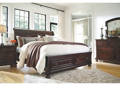 Ashley's best sale sleigh bed