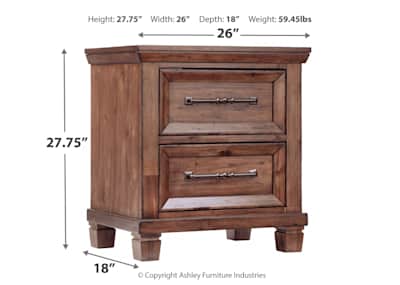 Royard EXCLUSIVE Two Drawer Nightstand Ashley Canada