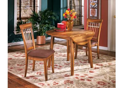 Ashley round outlet drop leaf table