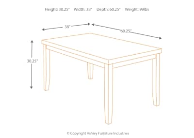 Lacey store dining table