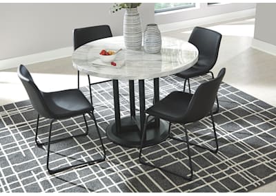 Centiar dining room table marble top