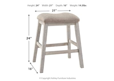 Ashley bar stools white deals