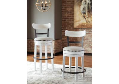 Valebeck bar height cheap bar stool white