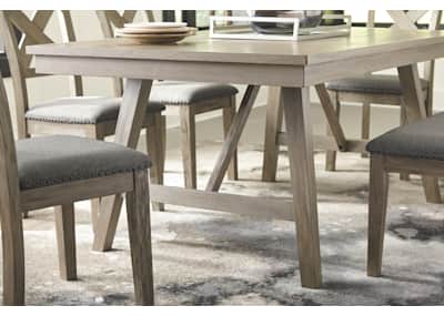 Aldwin dining table and 4 chairs and bench set top