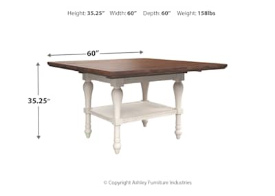 Marsilona EXCLUSIVE Counter Height Dining Extension Table