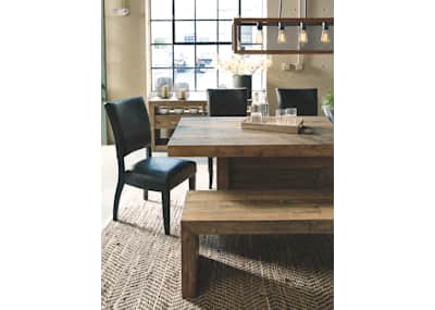Ashley sommerford brown large dining room bench deals