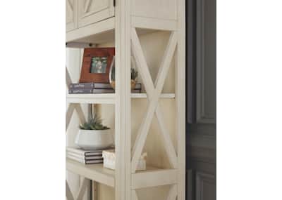Bolanburg Bookcase Antique White Dufresne Furniture and Appliances